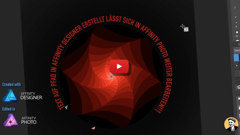 Text auf Pfad aus Affinity Designer in Affinity Photo bearbeiten ...